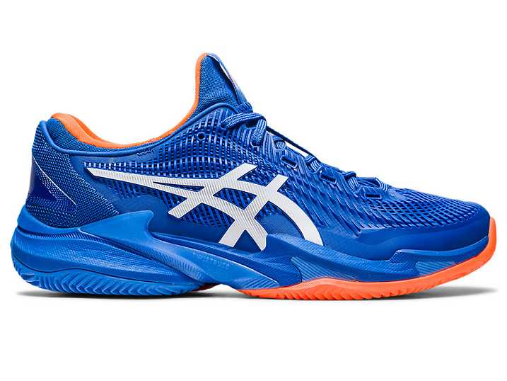 Asics COURT FF 3 NOVAK CLAY Tennisskor Herr Blå Vita | Sverige-8210374