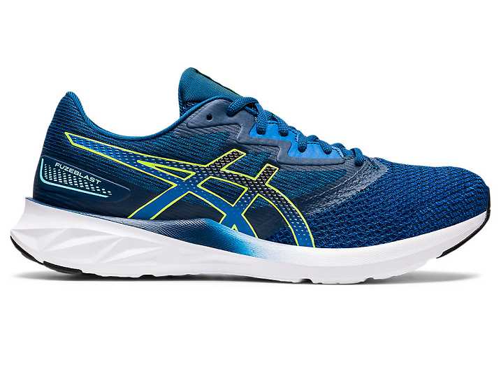 Asics FUZEBLAST Löparskor Herr Blå Gröna | Sverige-8375109