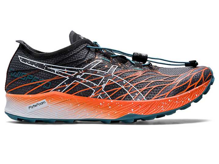 Asics FujiSpeed Trail löparskor Dam Svarta Orange | Sverige-0269143