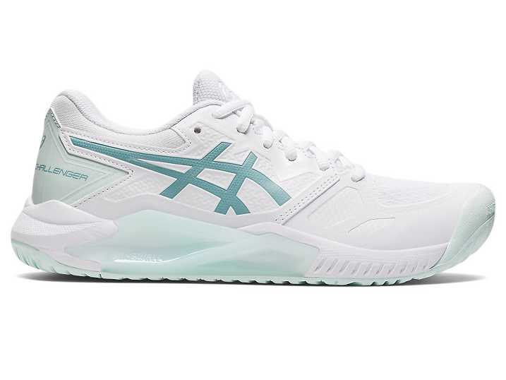 Asics GEL-CHALLENGER 13 Tennisskor Dam Vita Blå | Sverige-0759831