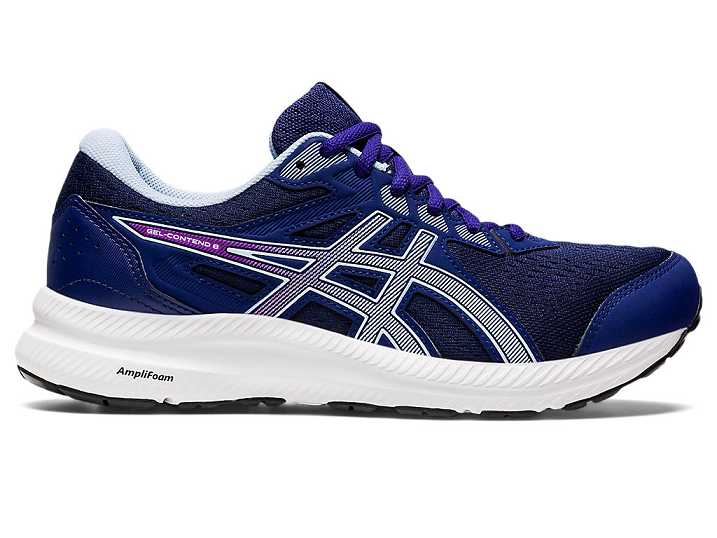 Asics GEL-CONTEND 8 Löparskor Dam Blå | Sverige-4518267