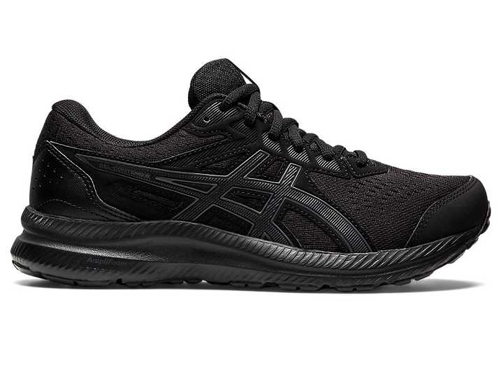 Asics GEL-CONTEND 8 Löparskor Dam Svarta Grå | Sverige-2635901