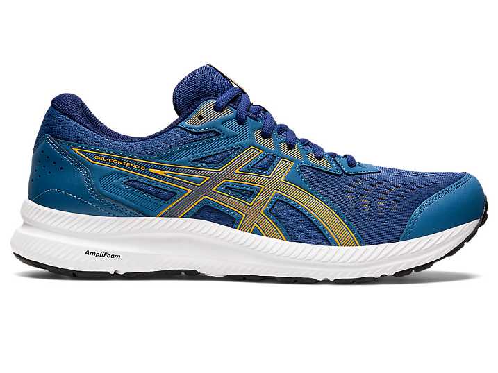 Asics GEL-CONTEND 8 Löparskor Herr Azurblå Guld | Sverige-6024593