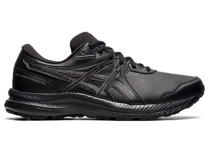 Asics GEL-CONTEND WALKER EXTRA WIDE Promenadskor Herr Svarta | Sverige-9345172