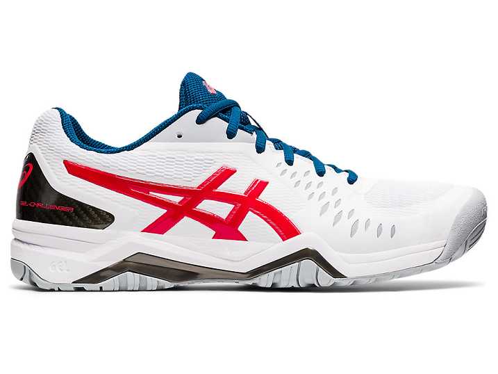 Asics GEL-Challenger 12 Tennisskor Herr Vita Röda | Sverige-8712436