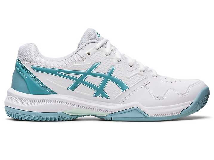 Asics GEL-DEDICATE 7 CLAY Tennisskor Dam Vita Blå | Sverige-2389546