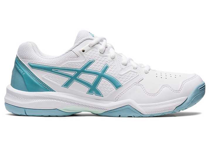 Asics GEL-DEDICATE 7 Tennisskor Dam Vita Blå | Sverige-0643718