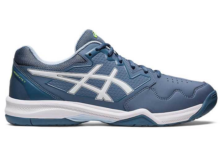 Asics GEL-DEDICATE 7 Tennisskor Herr Grå Blå Vita | Sverige-5238609