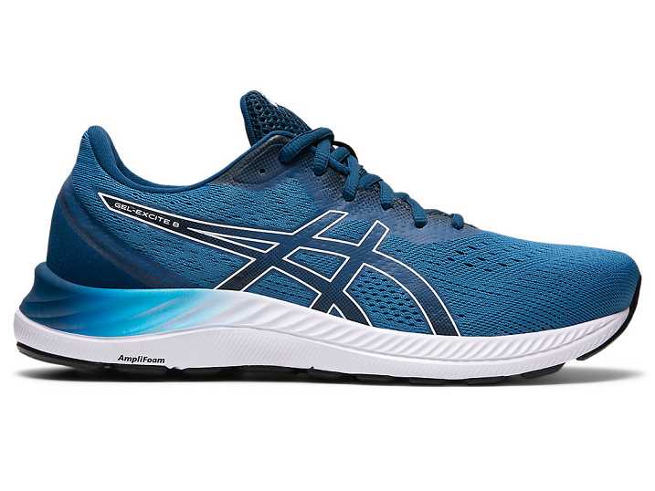 Asics GEL-EXCITE 8 Promenadskor Herr Blå Vita | Sverige-7092845