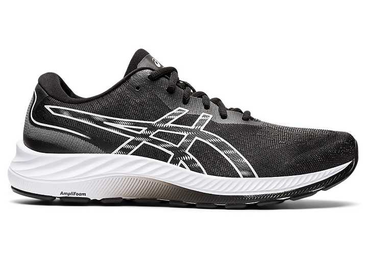 Asics GEL-EXCITE 9 EXTRA WIDE Promenadskor Herr Svarta Vita | Sverige-1563049