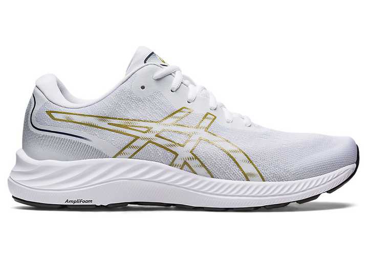 Asics GEL-EXCITE 9 Löparskor Herr Vita Olivgröna | Sverige-2410758