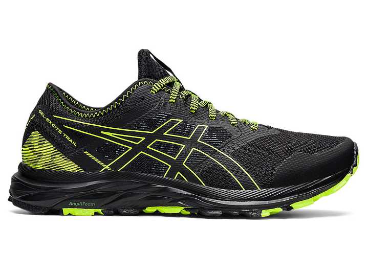 Asics GEL-EXCITE TRAIL Promenadskor Herr Svarta Gröna | Sverige-2345079