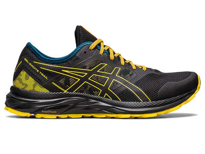 Asics GEL-EXCITE TRAIL Trail löparskor Herr Svarta Guld Gula | Sverige-1326749