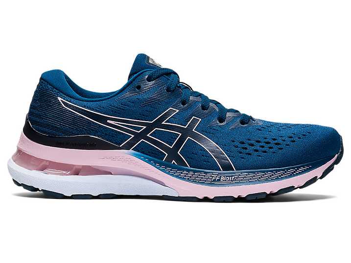 Asics GEL-KAYANO 28 Löparskor Dam Blå Rosa | Sverige-3960582