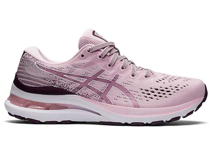 Asics GEL-KAYANO 28 WIDE Löparskor Dam Rosa Vita | Sverige-1680592