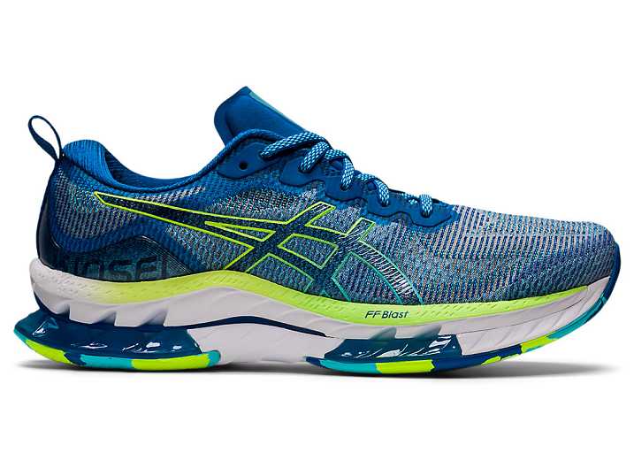 Asics GEL-KINSEI BLAST LE Löparskor Herr Blå Gröna | Sverige-8723465