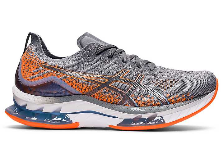 Asics GEL-KINSEI BLAST Löparskor Herr Grå Orange | Sverige-2178459