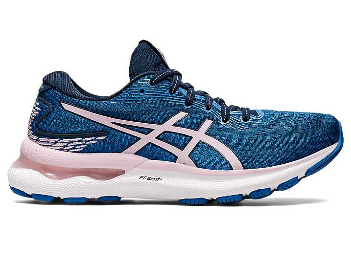 Asics GEL-NIMBUS 24 Löparskor Dam Blå Rosa | Sverige-5904617