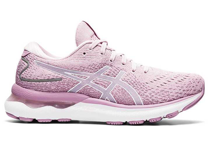 Asics GEL-NIMBUS 24 Löparskor Dam Rosa Vita | Sverige-7694301