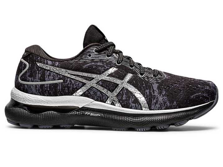 Asics GEL-NIMBUS 24 PLATINUM Löparskor Dam Grå Silver | Sverige-2586930