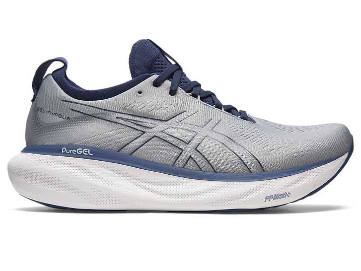 Asics GEL-NIMBUS 25 EXTRA WIDE Löparskor Herr Grå Blå | Sverige-8941637