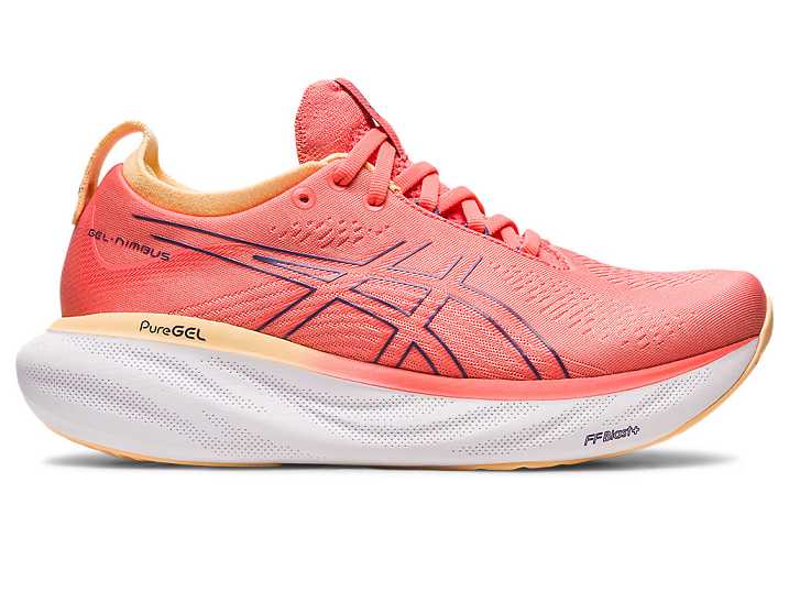 Asics GEL-NIMBUS 25 Löparskor Dam Orange Lila | Sverige-9761842