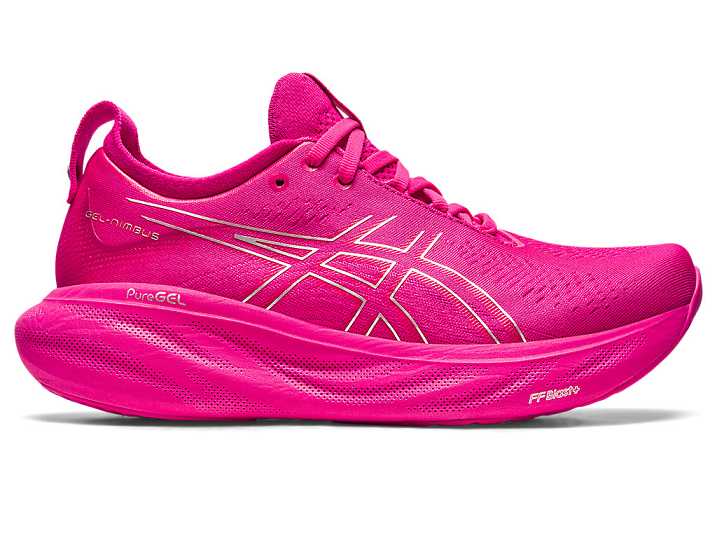 Asics GEL-NIMBUS 25 Löparskor Dam Rosa Silver | Sverige-4538096