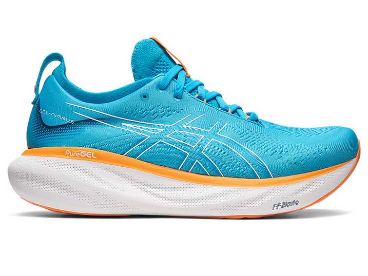 Asics GEL-NIMBUS 25 Löparskor Herr Blå Orange | Sverige-2750439