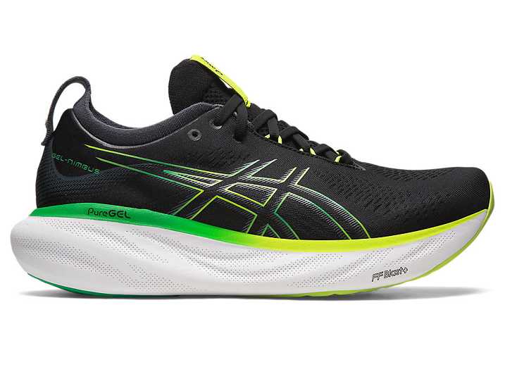 Asics GEL-NIMBUS 25 Löparskor Herr Svarta Ljusgröna | Sverige-1076349