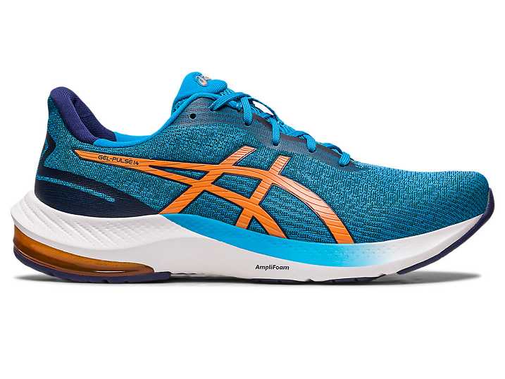 Asics GEL-PULSE 14 Löparskor Herr Blå Orange | Sverige-3084291