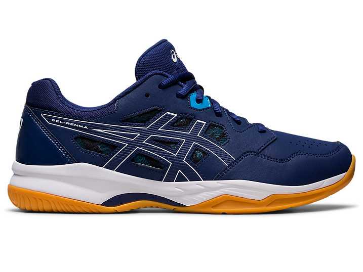 Asics GEL-RENMA Tennisskor Herr Blå Vita | Sverige-7623089