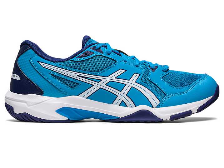 Asics GEL-ROCKET 10 Volleybollskor Herr Blå Vita | Sverige-5281347