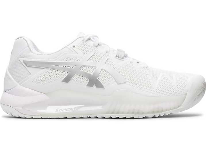 Asics GEL-Resolution 8 Tennisskor Dam Vita Silver | Sverige-0657423