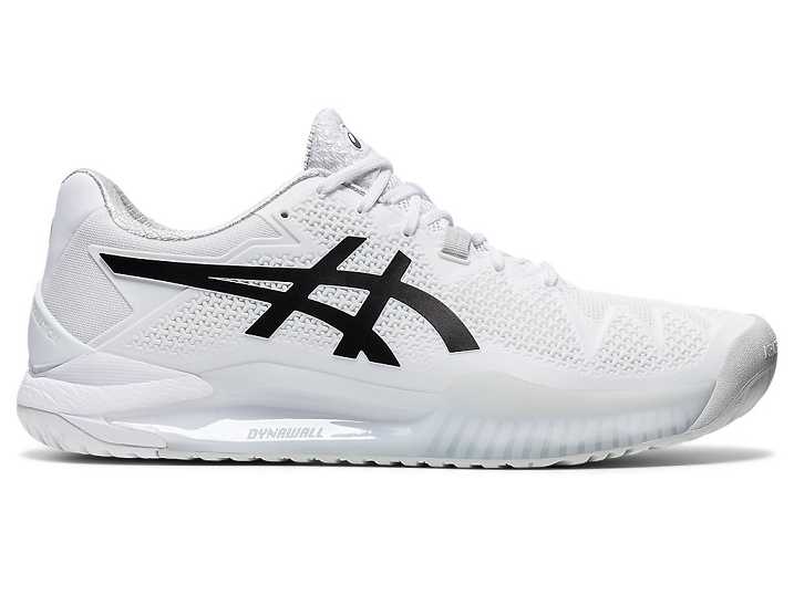 Asics GEL-Resolution 8 Tennisskor Herr Vita Svarta | Sverige-9830754