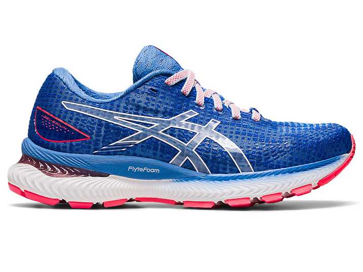 Asics GEL-SAIUN Löparskor Dam Ljusblå Vita | Sverige-4073891