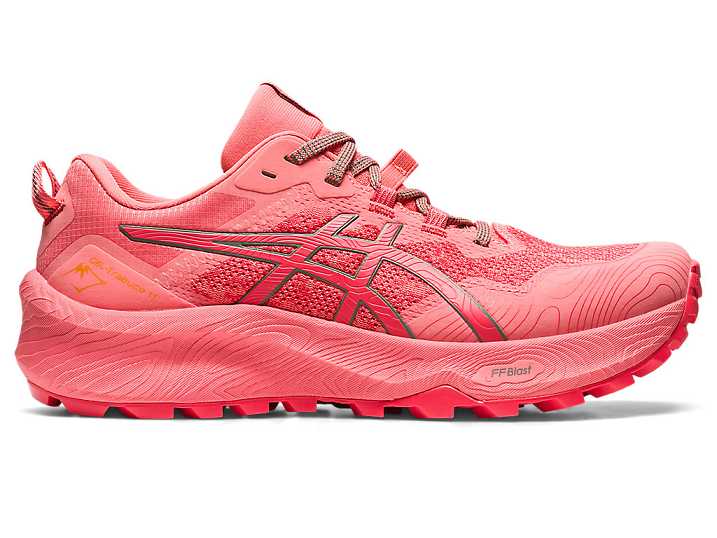 Asics GEL-TRABUCO 11 Trail löparskor Dam Rosa Lila Mörkgröna | Sverige-7049326