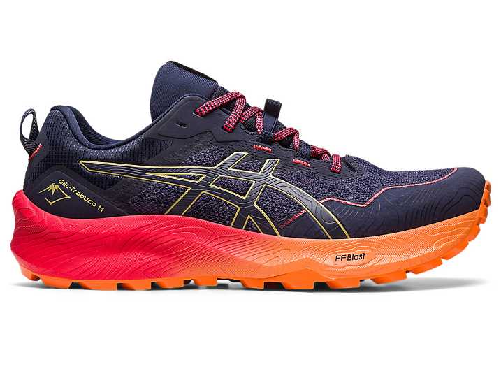 Asics GEL-TRABUCO 11 Trail löparskor Herr Blå Olivgröna | Sverige-2596471