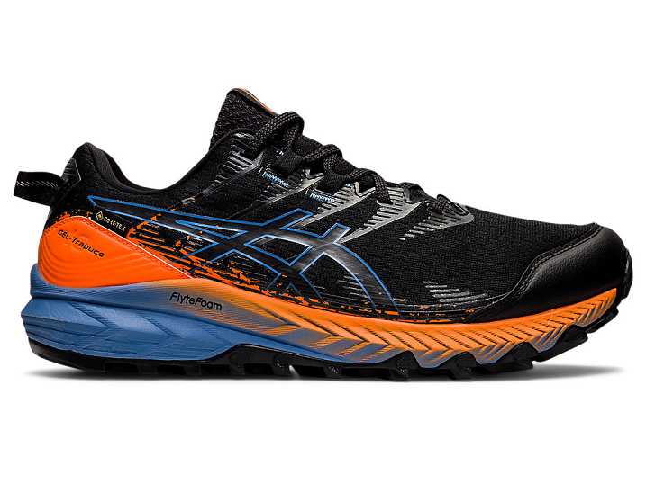 Asics GEL-Trabuco 10 GTX Trail löparskor Herr Svarta Blå | Sverige-3820754