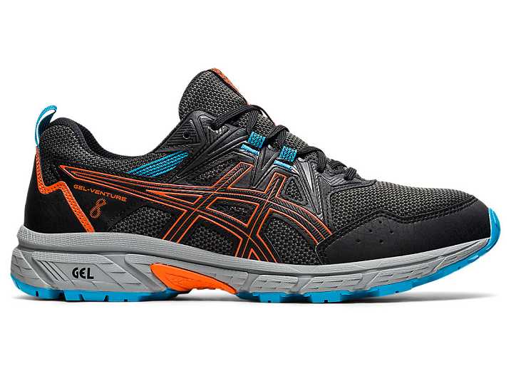 Asics GEL-VENTURE 8 Trail löparskor Herr Svarta Guld Orange | Sverige-7921580