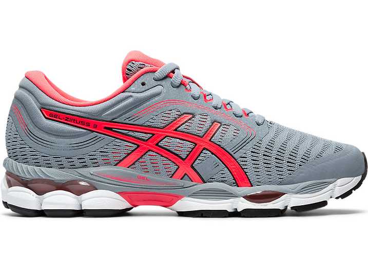 Asics GEL-ZIRUSS 3 Löparskor Dam Grå Rosa | Sverige-5149273