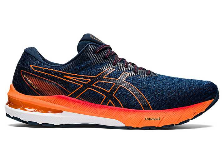 Asics GT-2000 10 Löparskor Herr Blå Orange | Sverige-3957162