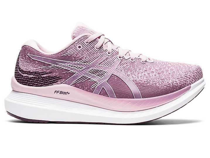 Asics GlideRide 3 Löparskor Dam Rosa Mörklila | Sverige-7290341