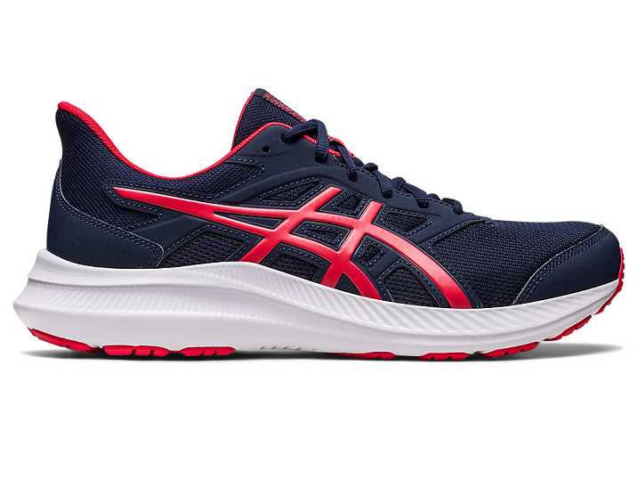 Asics JOLT 4 EXTRA WIDE Löparskor Herr Marinblå Röda | Sverige-0859134