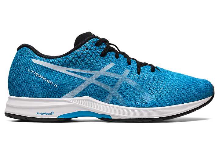 Asics LYTERACER 4 Löparskor Herr Blå Vita | Sverige-0473682