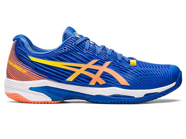 Asics SOLUTION SPEED FF 2 CLAY Tennisskor Herr Blå Orange | Sverige-7369801