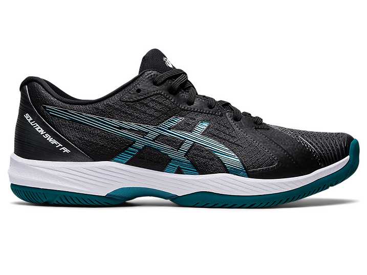 Asics SOLUTION SWIFT FF Tennisskor Herr Svarta Mörkgröna | Sverige-0985374