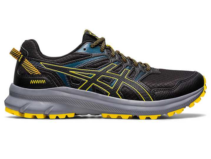 Asics TRAIL SCOUT 2 Trail löparskor Herr Svarta Guld Gula | Sverige-5190687