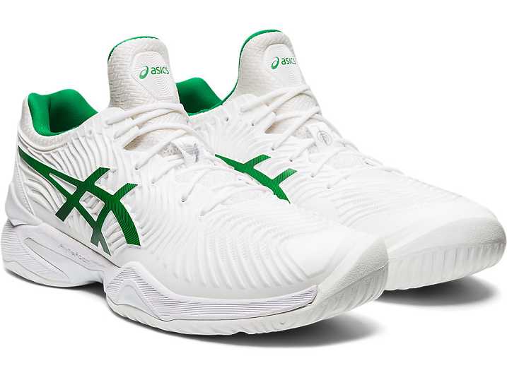 Asics COURT FF NOVAK Tennisskor Herr Vita Gröna | Sverige-2839615