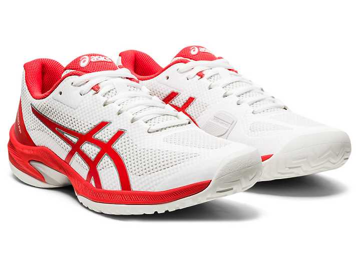 Asics Court Speed FF Tennisskor Dam Vita Röda | Sverige-8047612