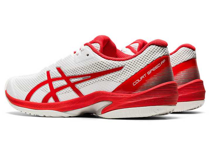 Asics Court Speed FF Tennisskor Dam Vita Röda | Sverige-8047612